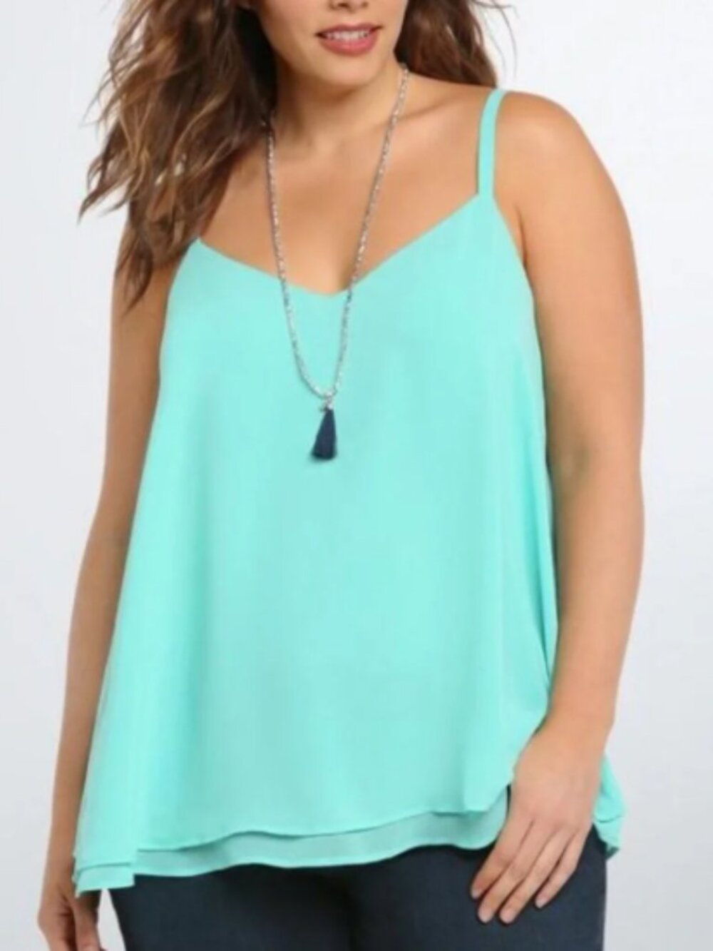 Torrid Sophie Swing top in a ice blue color size 4